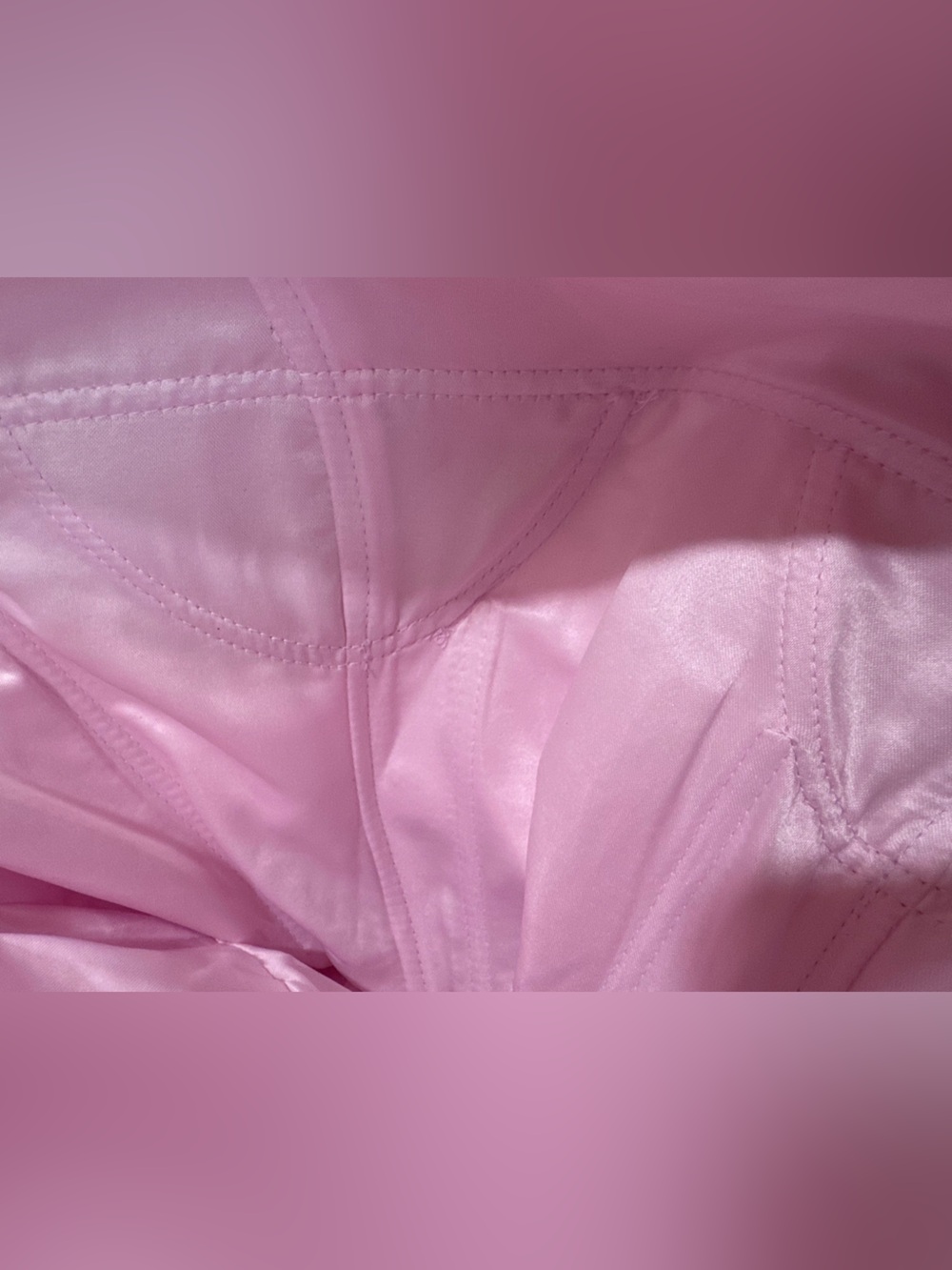 IEENA FOR MAC DUGGAL Light Pink Mikado Strapless Bubble Hem Ball Gown Bow Sz: 2 - Picture 10 of 11